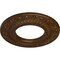 Ekena Millwork Andrea Ceiling Medallion (Canopies up to 4 1/8"), 8 1/8"OD x 4 1/8"ID x 1/2"P, Root Beer Crackle CM08ADRBC - alternate 3